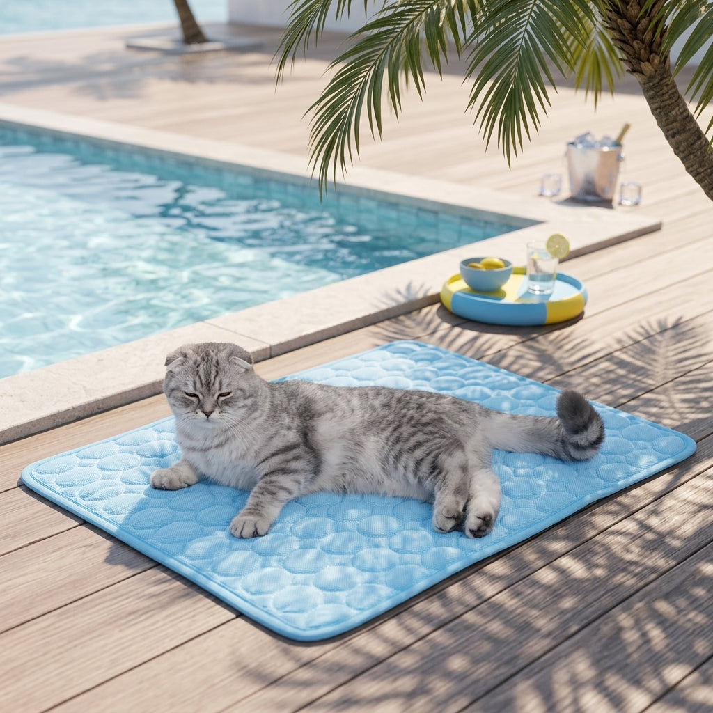 Tappetino Rinfrescante per Cani e Gatti – Cuscino Cooling Traspirante Estate